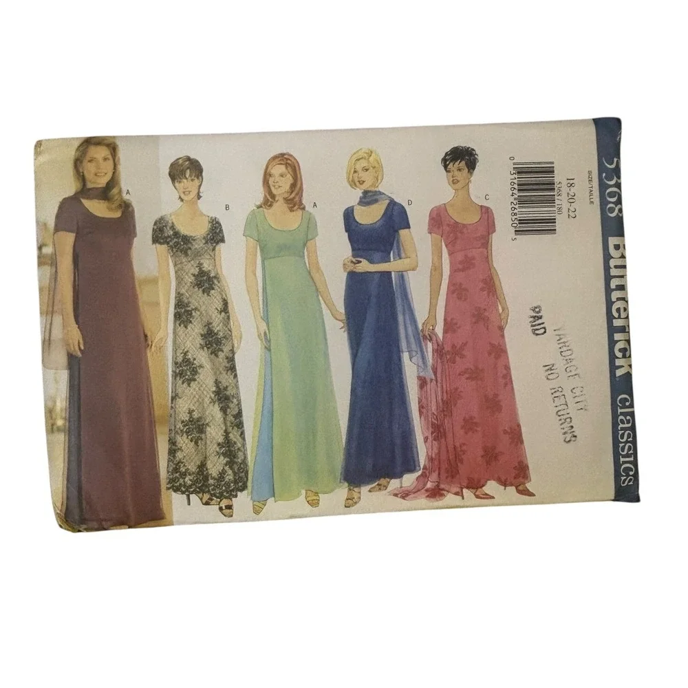 Vintage Sewing Pattern Lot Butterick New Look McCalls 80s 90s Dress Skirt Suit